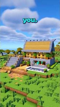 Minecraft Simple Survival House 🏡 #minecraftbuilding