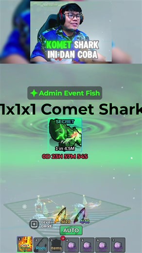 Mancing Ikan Comet Shark di Roblox: Lokasi & Tips