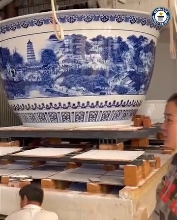 Why not serve up your dinner in the world's largest porcelain bowl, where big flavours meet even bigger portions! 🤩 | Guinness World Records