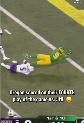 No. 5 Ducks off to a hot start vs. No. 12 James Madison 🦆 #collegefootball #cfb #football #oregonjamesmadison
