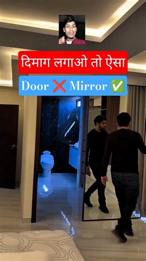 Sliding Mirror Door with Storage | Space Saving Design #shorts #slidingdoor #mirror