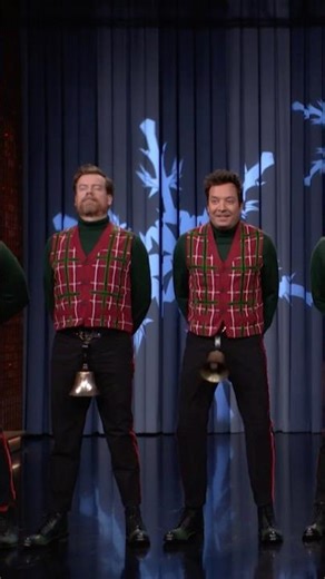 Happy Holidays from the Westminster Thrust Ensemble! #FallonTonight #JimmyFallon