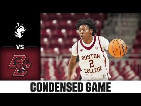 Northeastern vs. Boston College Condensed Game| 2025-26 ACC Women's Basketball