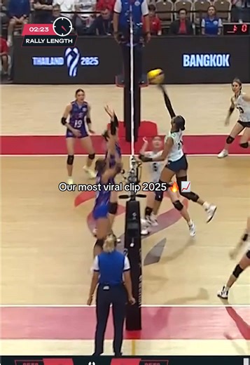 Exciting Volleyball Rally Highlights from Thailand