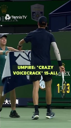 Jannik Sinner Couldn't Help But Laugh 😆