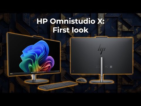 HP OmniStudio X 27 All-in-One: First look from CES 2026