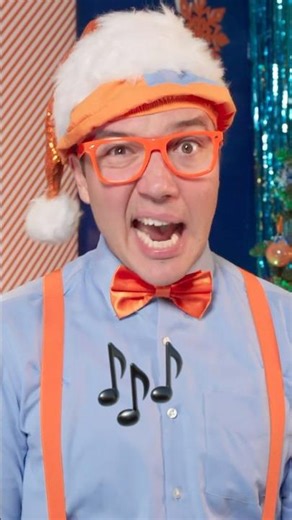 Can you SING like a Christmas Elf🎅?! Blippi Breaks the SOUND BARRIER🙉! #shorts