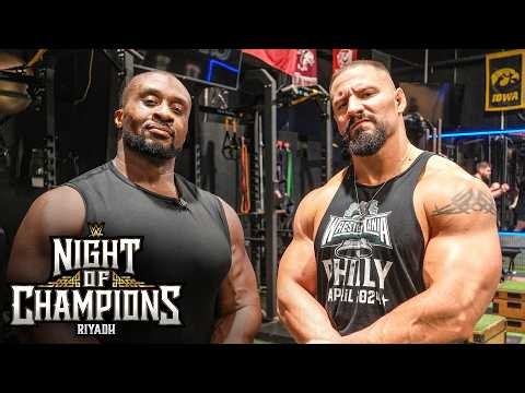 Bron Breakker trains for Seth Rollins' Steel Cage Match with Big E
