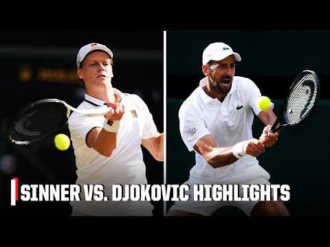 Semifinal: Jannik Sinner vs. Novak Djokovic | Full Highlights | 2026 Wimbledon