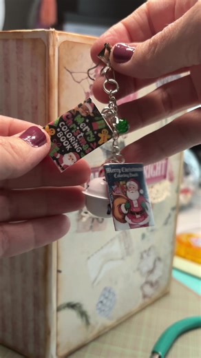 Create Handmade Christmas Journal Charms Easily