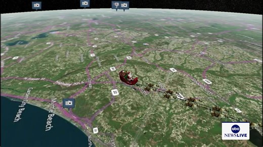 LIVE SANTA TRACKER: For the 70th year in a row, people of all ages can get updates on Santa's journey as he delivers presents around the world from the North American Aerospace Defense Command in Colorado. https://abcnews.link/PMGGzUN | World News Now