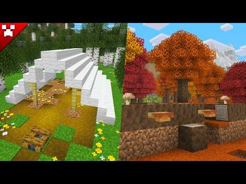 The NEW Minecraft Dappled Forest & Camps!