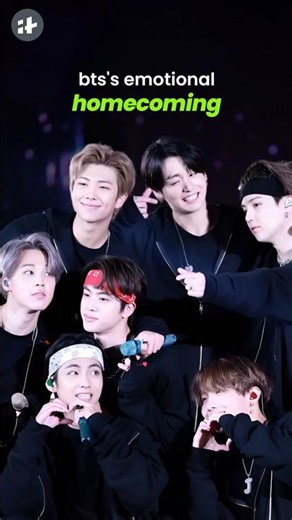 BTS Reunion: Emotional Busan Return! 💜#kpop #shorts