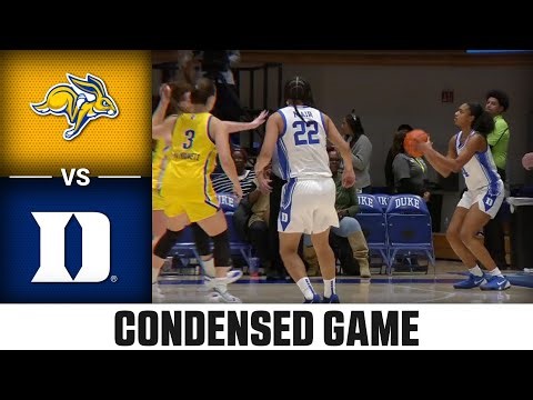 South Dakota State vs Duke Condensed Game | 2025-26 ACC Women's Basketball