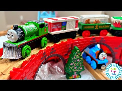 Thomas and Friends Christmas Wooden Railway Track Build!