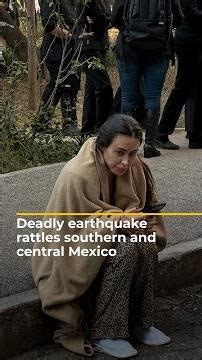 Deadly earthquake rattles southern and central Mexico | AJ#shorts