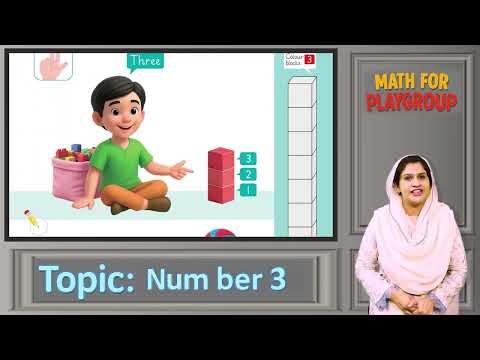 Number 3 for Kids | Learn Number Three with Fun Counting | Early Math for Students