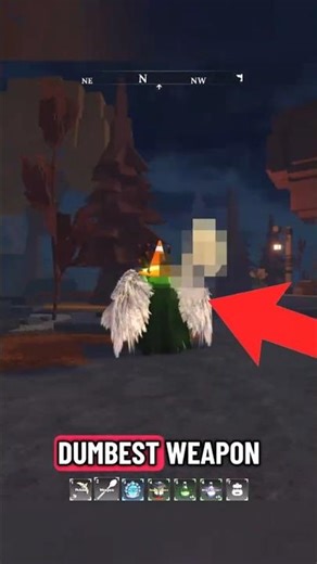 the RAREST WEAPON in Forge ⛏️💀 #forge #roblox #RobloxForge #shorts