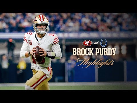 Brock Purdy's Best Plays from 5-TD Game vs. Colts | Week 16