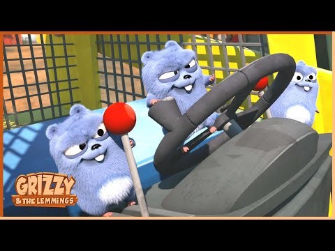 Bear Under Close Protection | Grizzy & the lemmings 🐻🐹 Cartoon for Kids