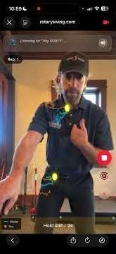 Stop Swaying off the Golf Ball with Instant Feedback - Use AI Golf Coach GOATY's Sternum Tracer