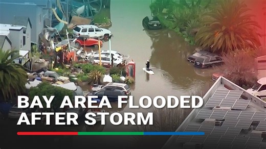 Aerial footage recorded on Friday (January 2) showed widespread flooding across the San Francisco Bay Area, with streets and buildings partially submerged as storm conditions hit the region. From the air, people were seen navigating floodwaters however they could, using kayaks and paddle boards to travel along submerged streets. The National Weather Service has issued a coastal flood advisory through Sunday afternoon (January 4) for the Pacific Coast and San Francisco Bay shoreline, warning of p