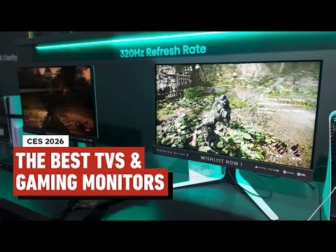The Coolest (and Biggest!) TV's and Gaming Monitors We Saw at CES 2026