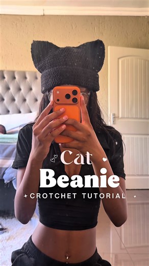 Cat Beanie Crochet Tutorial for Beginners