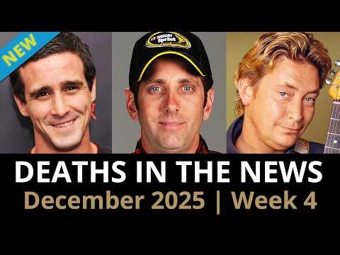 Who Died This Week | December 2025 #4 Celebrity Deaths & More