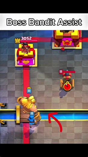 Boss Bandit Assist in Clash Royale