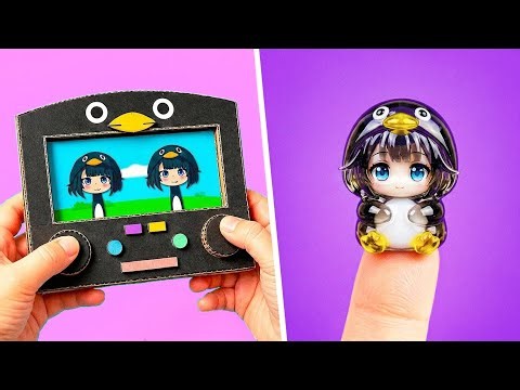 Paper Gugu Gaga Penguin Adventure! 🐧 Creative Cardboard Gadgets and Crafts!