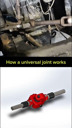 How a Universal Joint Works ⚙️ | 3D Model | Solidworks #cad #solidworkstutorial #solidworks #design