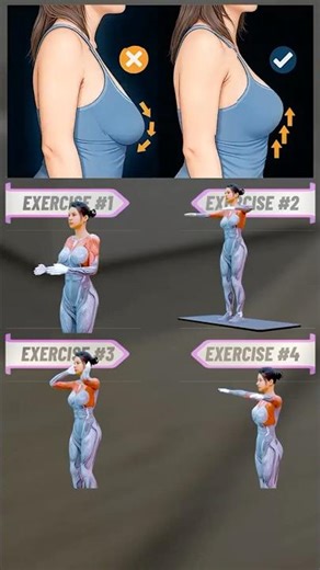 How To Naturally Lift Your Bust & Increase Chest Size #workout_4d, #exercise, #fitness