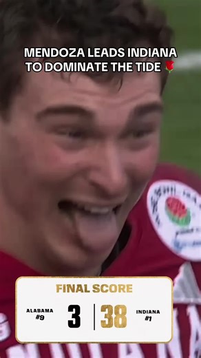 Mendoza Leads Indiana to Dominating Victory Over Alabama