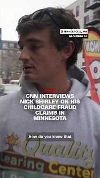 CNN interviews Nick Shirley on his childcare fraud claims in Minnesota
