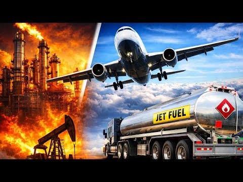 Inside the Jet Fuel Refinery: How Crude Oil Becomes Aviation Fuel at 30,000 Feet (Full Process)