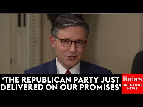 BREAKING NEWS: Speaker Johnson Takes A Victory Lap After House Passes GOP Healthcare Bill