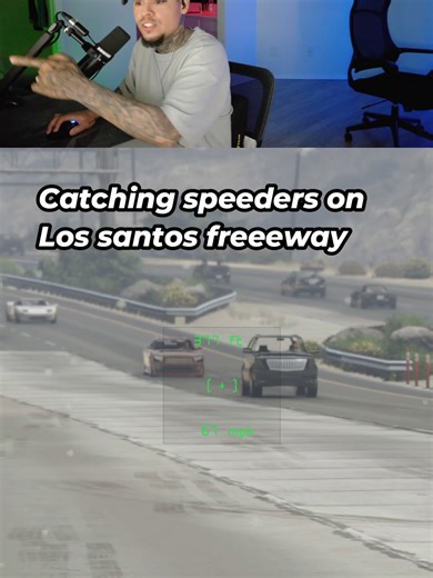 Catching Speeders in GTA 5: Mod LSPD FR Gameplay