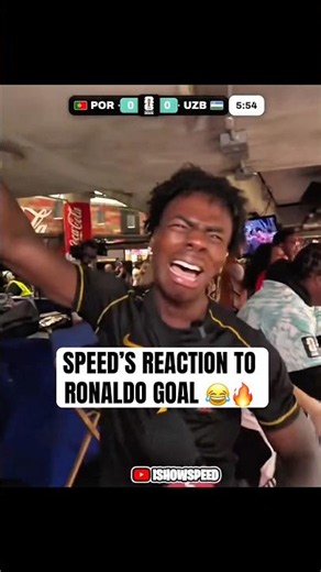 SPEED WENT WILD AFTER RONALDO’S FIRST GOAL OF WORLD CUP 😂🔥