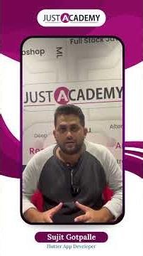 Sujit Gotpalle Completed Flutter App Development Training with JustAcademy