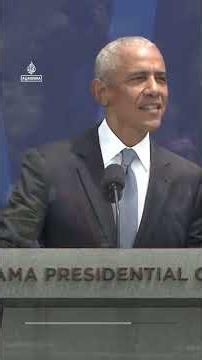 Obama opens presidential centre with call for unity | AJ Shorts