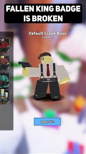 Fallen King Badge is Broken #tds #forsaken #towerdefensesimulator #fallen #fallenmode #update