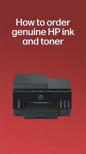 How to order genuine HP ink and toner | HP Support #shorts