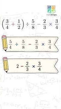 IGCSE MATH 0580 🚨 Fractions + Brackets + × ÷ + − = Exam Panic? 😵Not anymore! 💪
