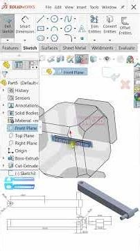 SOLIDWORKS Beginner Exercise #3 | #3dmodeling #mechanicaldesign #cadtutorial #productdesign #3d #cad