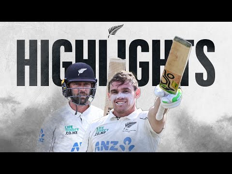 💯 Each For Conway And Latham! | Highlights + Interviews | New Zealand v West Indies | 3rd Test Day 1