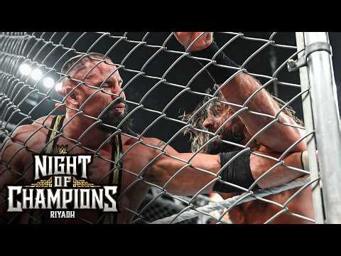 Seth Rollins vs. Bron Breakker | Steel Cage Match: Night of Champions 2026 highlights
