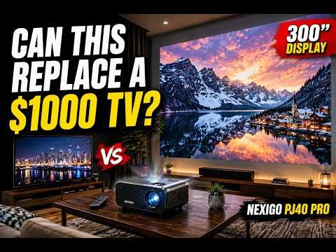 NexiGo PJ40 Pro Review 2026 | Can This Budget Projector Replace Your TV?