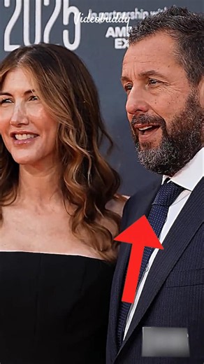 Adam Sandler & His Wife Beautiful Peace On Red Carpet.