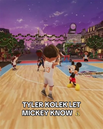 Mickey Mouse Takes on NBA Christmas Basketball
